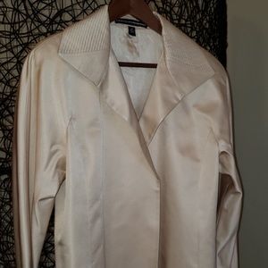 Elllen Tracy Silk 3-Piece Suit Off-White sz.14